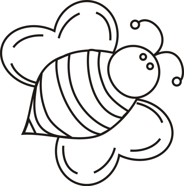 Bumblebee Face Coloring Pages