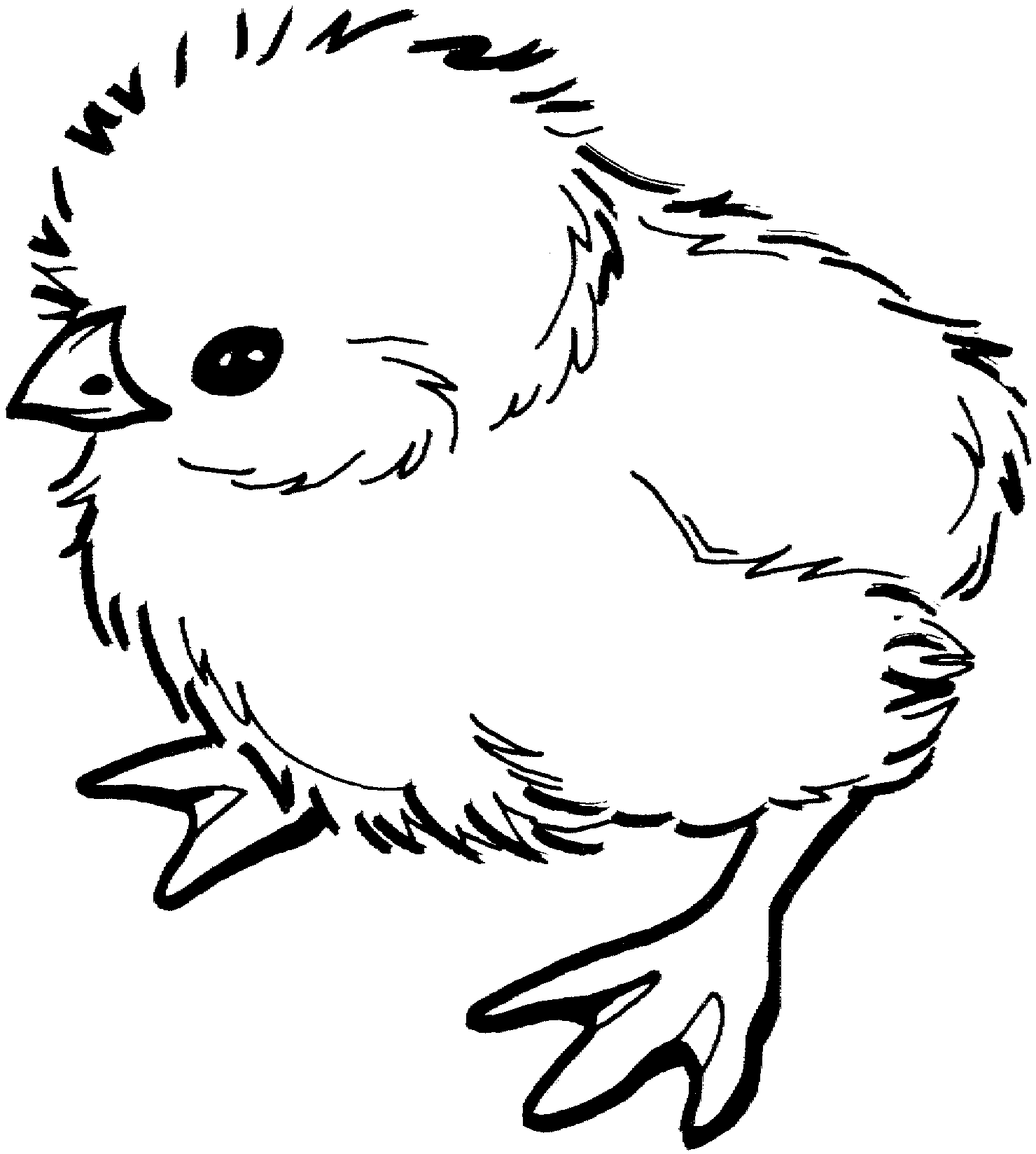 Chicks Coloring Pages