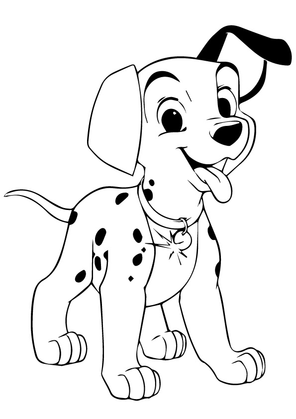 Cute Coloring Pages of Puppies