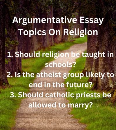 essay topics about religion