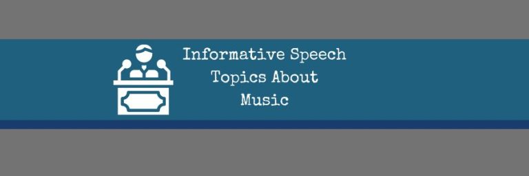 interesting informative speech topics about music