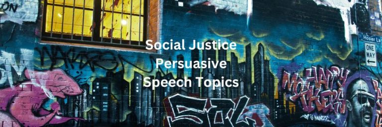social issues persuasive speech