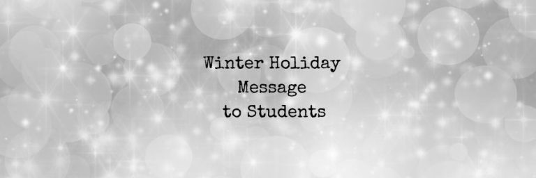 Winter Holiday Wishes For Students From Teacher