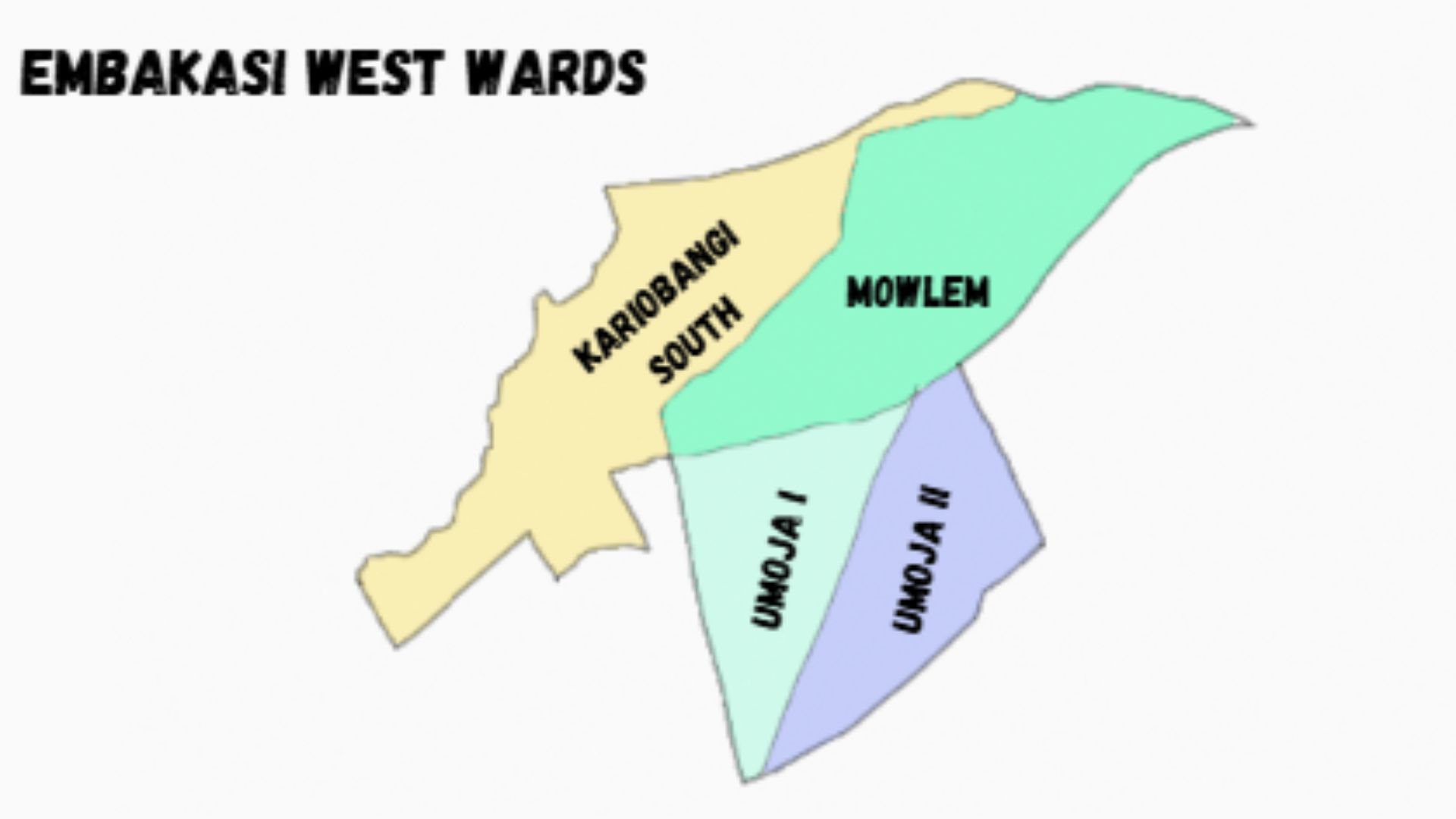 embakasi west constituency map