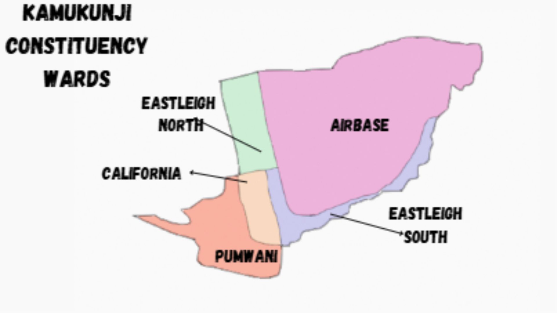 kamukunji constituency Map