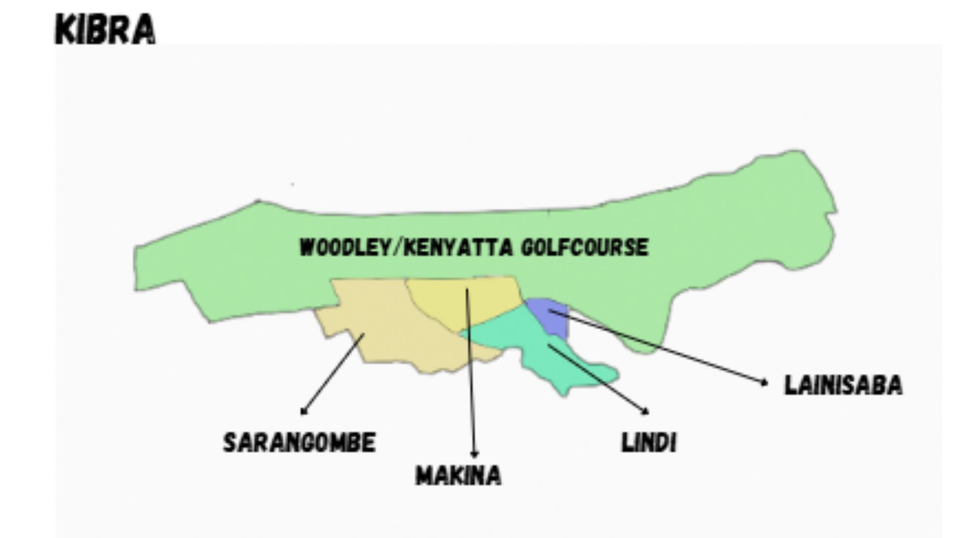 kibra constituency map