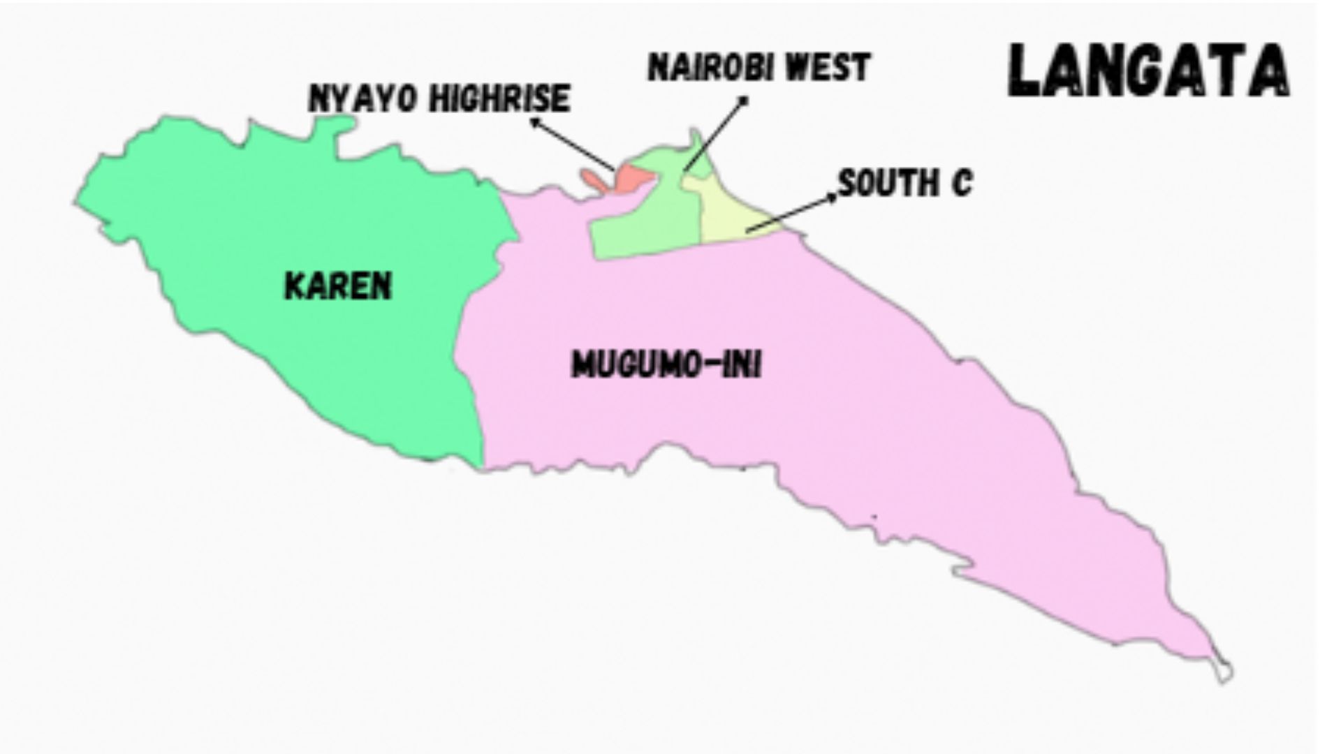 langata constituency map