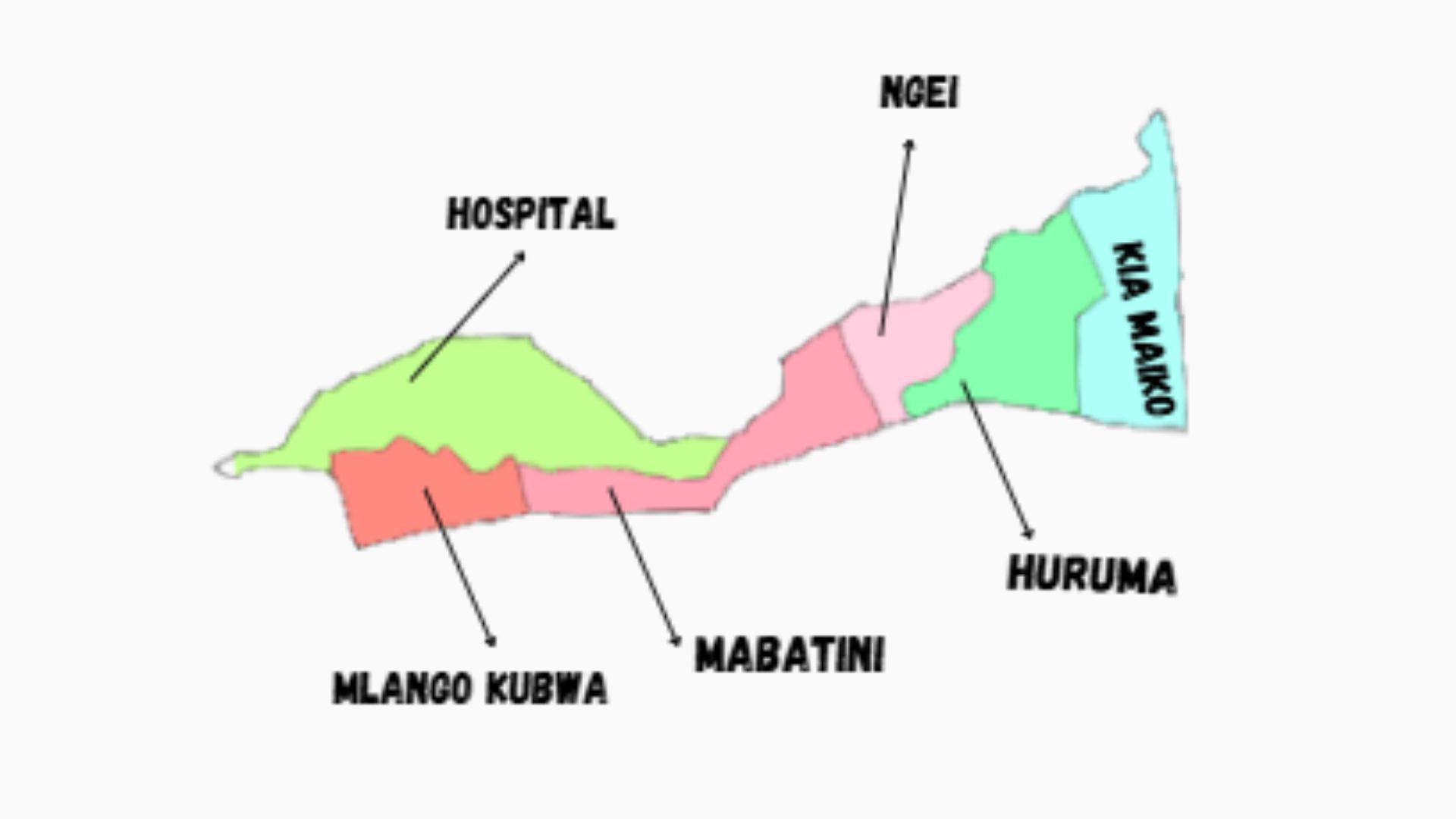 mathare constituency map