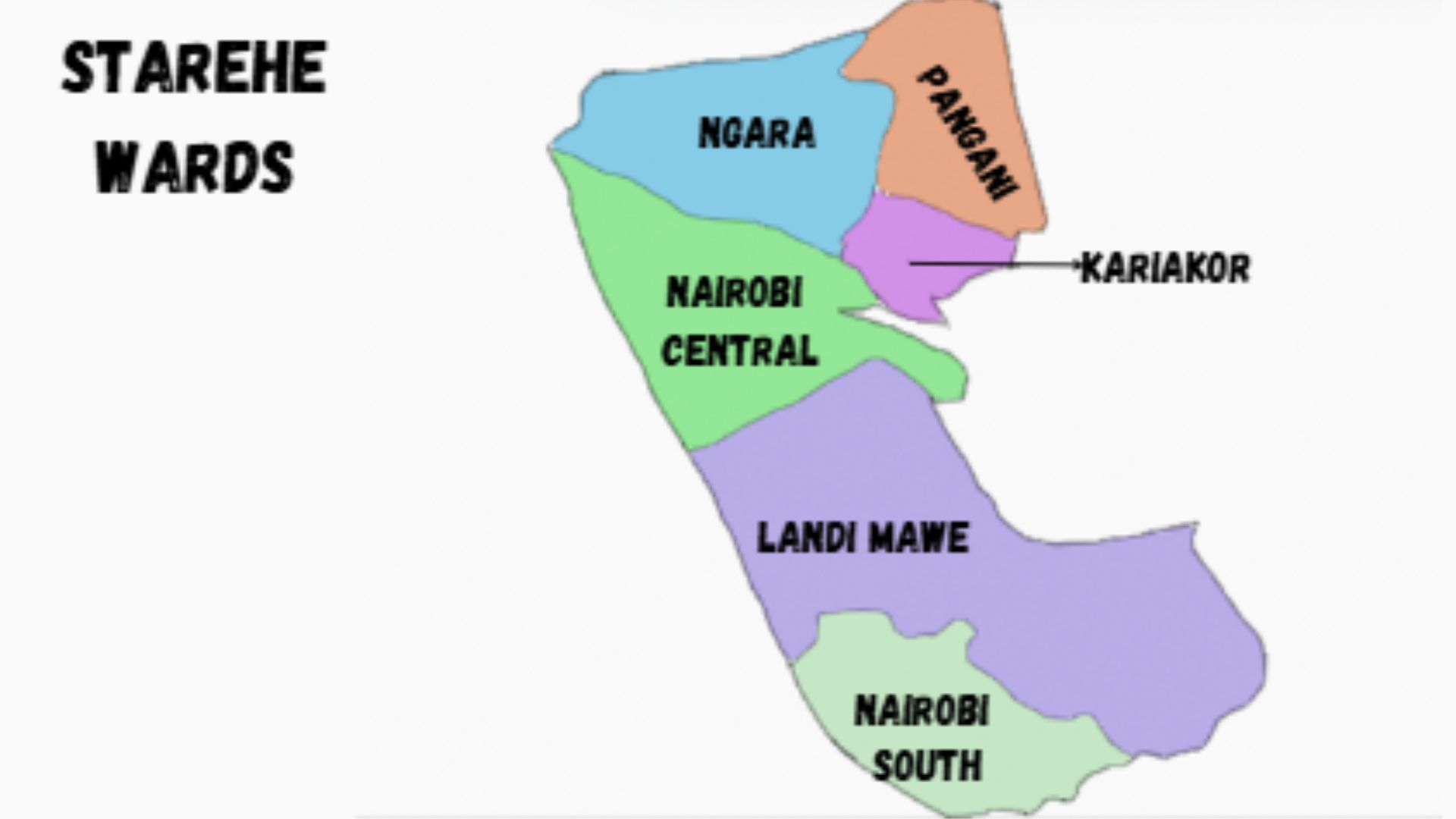 starehe constituency map