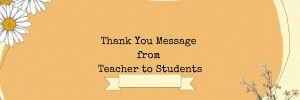 30 Thank You Message for Students from Teacher 2024 - Elimu Centre